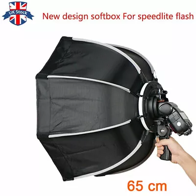 UK New Design 65cm Portable Octagon Umbrella Softbox For All Speedliter Flash • £37.99