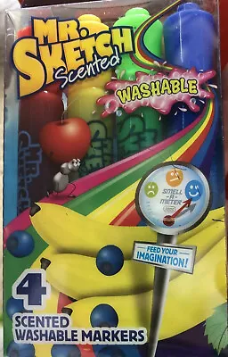 Mr. Sketch Scented Washable Markers 4 Count Chisel Tip • $8.50