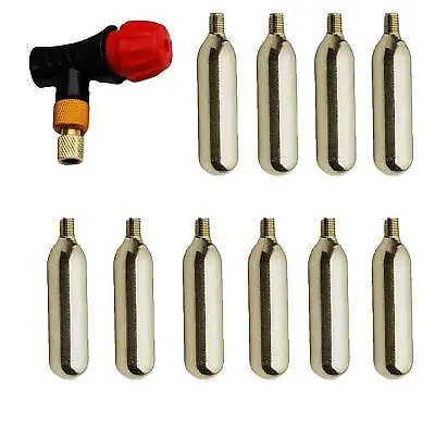 Bicycle Threaded Co2 16g Canisters Inflator Tyre Inflator Gas Bike Pump Tube • £7.59