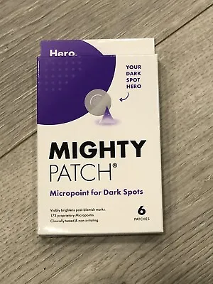 $8.95 • Buy Hero Cosmetics Mighty Patch Micropoint For Dark Spots 6 Patches New In Box