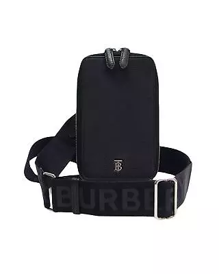 Pre Loved Burberry Black Leather Shoulder Bag With Strap  -  Shoulder Bags • $1522