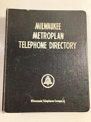 Vintage Milwaukee Wisconsin Metroplan Telephone Directory Bell System Binder • $17.99