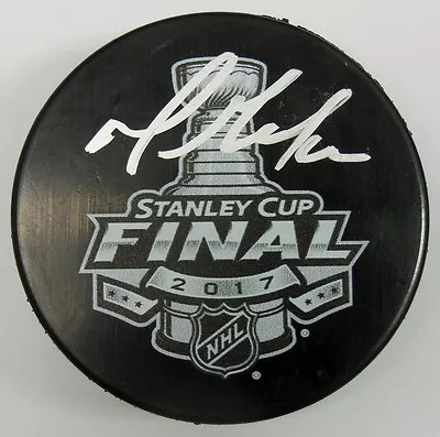 Mario Lemieux Signed 2017 Stanley Cup Playoffs Hockey Puck 1009377 • $299.99