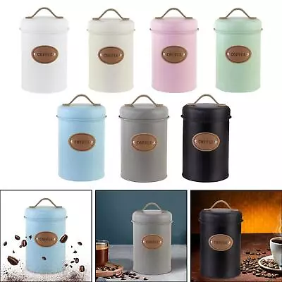 Coffee Canister Loose Tea Storage Canister Jar For Living Room Kitchen Bar • $32.74