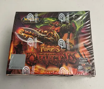 WOW TCG - Factory Sealed English Fires Of Outland Booster Box See Pics For Dings • $1999.99