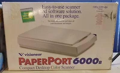 Visioneer Paper Port 6000 B Compact Desktop Color Scanner  • $14