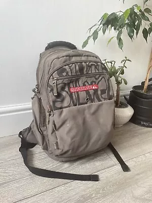 Vintage 2000’s Quicksilver Stormproof Technical Utility Rucksack Bag Khaki VGC • £47.50