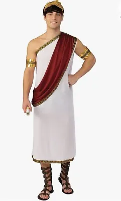 Roman Toga Costume | Caesar Men Fancy Dress Outfit Halloween Party Gladiator • £12.99