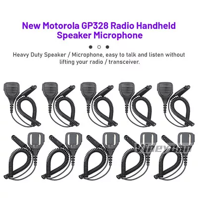 10PC Microphone Speaker Mic For Motorola GP328 HT750 HT1250 GP339 GP320 GP340 • $130