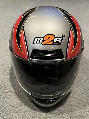M2R MADE 2 Race Bike Motorcycle FULL FACE Helmet VISOR DOT Snell M2000 • $39.99