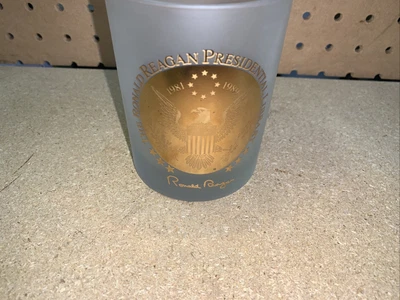$17.99 • Buy Frosted Tumbler Glass - The Ronald Reagan Presidential Library