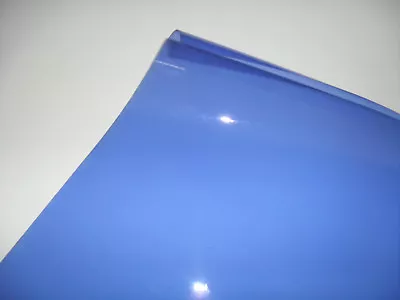 201 FULL BLUE Heat Proof COLOURED Transparent Acetate Sheet Crafts Lighting GEL • £7.50