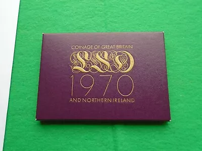 1970 Royal Mint Coinage Of Great Britain And Northern Ireland Proof Set Inc COA • £14.99