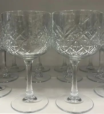 Set Of 2 Timeless Vintage Gin Cocktail Glasses 19.25oz (55cl) Strong Quality New • £13.90