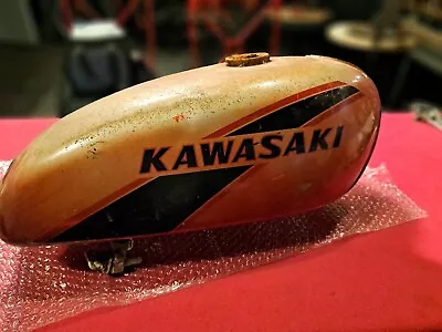 Vintage KAWASAKI 1975 G5 100 Enduro Motorcycle Fuel Gas Tank Oem No Leaks • $115