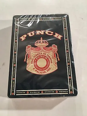 $7.95 • Buy Vintage Punch Cigar Brand Playing Cards Factory Sealed – Free Shipping