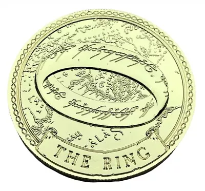 The Ring Lord Of The Rings 38mm Shiny Collectors Coin In Capsule • £22.95