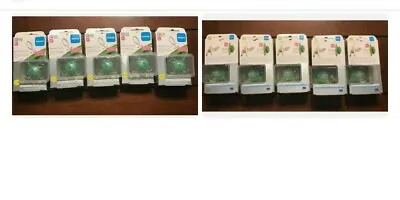 Lot Of 5 Mam Perfect Silicon Pacifier 6+ Mths BPA Free Dento Flex Green & Silver • $34.99