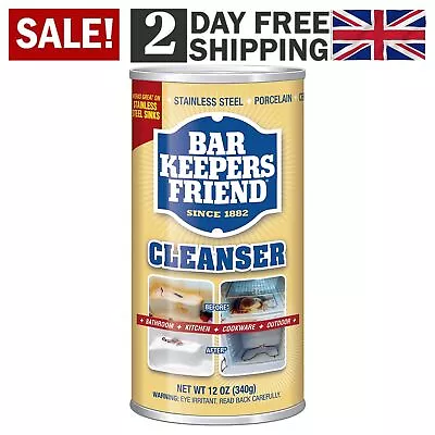 £9.83 • Buy Bar Keepers Friend Cleanser Bathroom Kitchen Outdoor 12 Oz 340 G