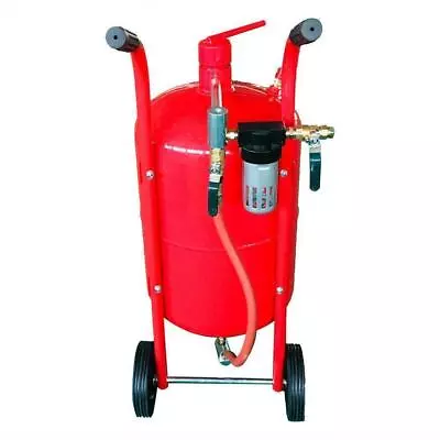 Mini 10 Gallon Portable Air Sand Blaster Sandblaster Set High Pressure Tank Red • $128.82