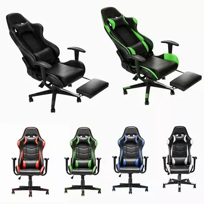 Luxury Executive Racing Gaming Office Chair Lift Swivel Computer Desk Chairs NEW • £99.99