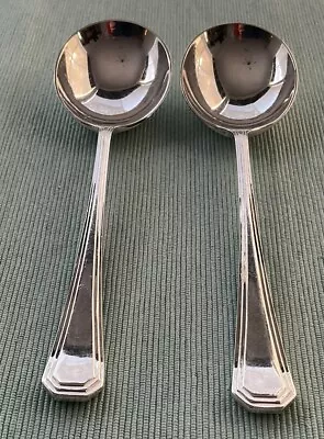 2 X Vintage MAPPIN & WEBB Spoons ATHENIAN Pattern - Silver Mappin Plate Cutlery • $9.65