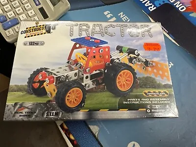 Construct It Kit -  Mechanical Tractor - Model - Metal - Educational • £9.99