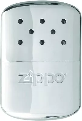 Zippo Hand Warmer Chrome Large 12 Hours Heat Easy To Refill • £23.98