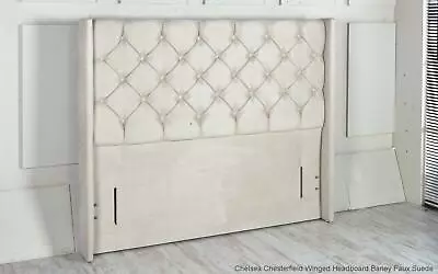 £149 • Buy Esupasaver High Quality Chesterfield Wing Upholstered Headboard Floor Standing