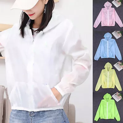 $7.35 • Buy Sunscreen Coat Sunscreen Clothing Sun Protection Jacket Outdoor Coats Ultra-thin