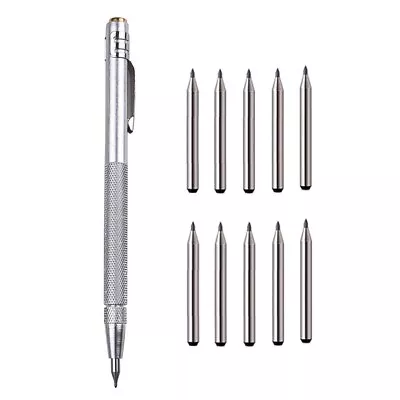 11PCS Tungsten Carbide Tip Scriber Engraving Pen Marking Tip For Glass Ceramic • $8.39