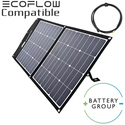 Ecoflow Compatible 80W Portable Solar Panel + 2m Anderson To XT60 Cable A-Tronix • £149