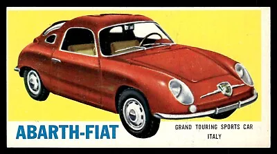 1961 Topps Sports Cars #2 Abarth-Fiat EX/MT • $12