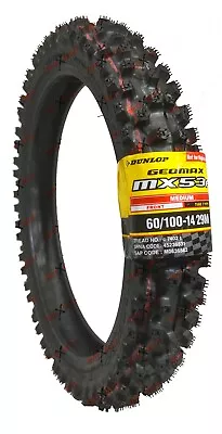 Dunlop 60/100-14 MX53 Front Tire Dirt Bike 2.50-14 CRF110 YZ65 KLX110 TTR110 • $57.99