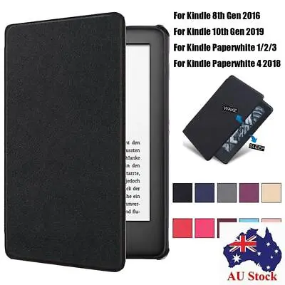 Shell Cover PU Leather Smart Case For Kindle 8/10th Gen Paperwhite 1/2/3/4 • $12.83