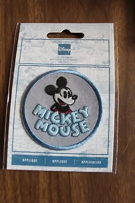 Disney ~ Mickey Mouse ~ Iron On Patch ~ Vintage Mickey ~ New In Pkg • $2.99