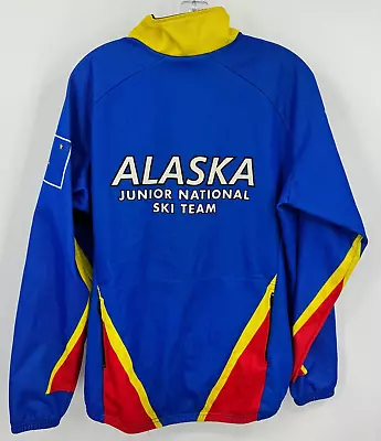 Craft Jacket Mens XL USA Alaska Junior Natioal Ski Team Zip Fleece Lined Blue • $89.99