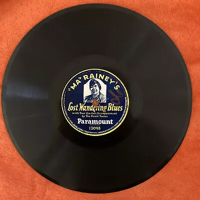 $24.99 • Buy MA RAINEY Dream Blues Lost Wandering Paramount 12098 Picture Label 78 MP3