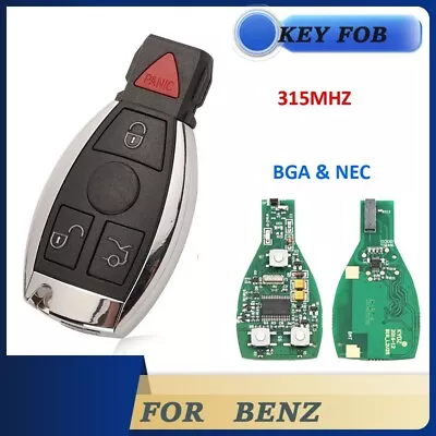 W203 W204 For Mercedes Benz A B S E Class BGA NEC Chip 315MHz Remote Car Keyless • $18.47