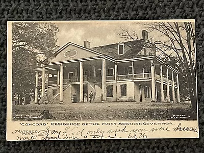 CONCORD NATCHEZ MISSISSIPPI MS Vintage Postcard ADAMS COUNTY • $9.99