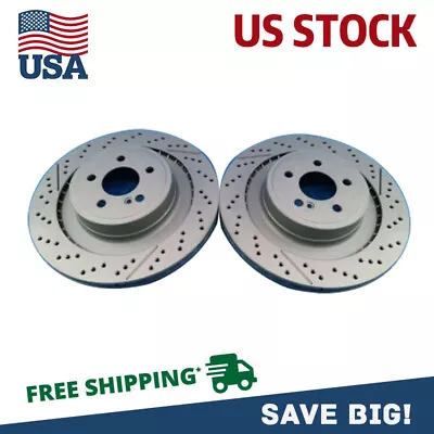 For Mercedes Benz E63 Amgs C63 Cls63 Amg Rear Brake Rotors US Stock Hot Sales • $168.44