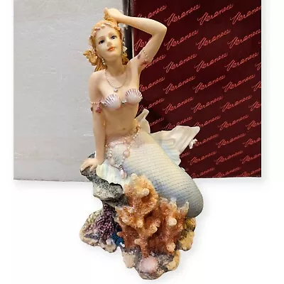 Veronese Mermaid Statue Hand Painted 2002 Coral With Box And Packing • $69.99