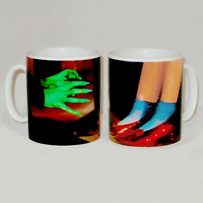 £9.99 • Buy Dorothy's Ruby Slippers & Wicked Witch Mug Can Personalise Wizard Of Magic Gift
