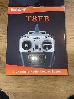 RC Plane Transmitter RadioLink T8FB 8 Channel + 2 X Receivers R8EF • £69.99