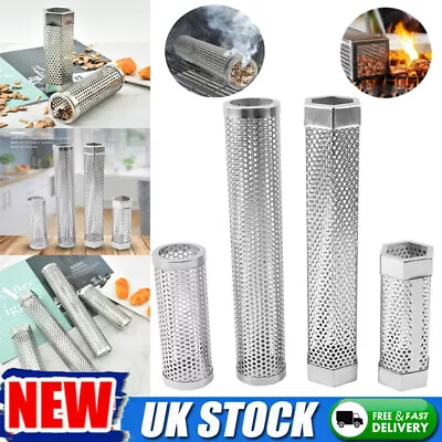 £10.99 • Buy Mesh Stainless-Steel BBQ Smoker Tube Generator Pellet Cold Smokes 6inch 12inch