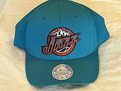 Utah Jazz ~ Mitchell &Ness~ SnapBack Hat 110 Flexfit Licensed NBA Merch.  New • $25