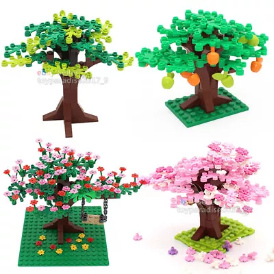 MOC Street View City Sakura Tree Cherry Blossoms Apple Tree Flower 33051 32606 • $16.94