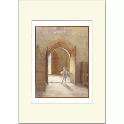 The Open Door - Margaret Tarrant - Medici Mounted Print • £23.50