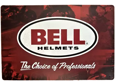 Bell Helmet Tin Sign (Victory Topgun Honda Yamaha Kawasaki Drag Race Buell) 9640 • $99.99