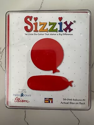 Sizzix Original DieCutter Lg Provo Craft Ellison Balloons #2 Scrapbooking Crafts • $10.25